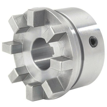 Timken Jaw Coupling Hub, 1-3/8 in. Bore, 3.19 in. Hub Dia, Jaw Coupling QF25X1-3/8